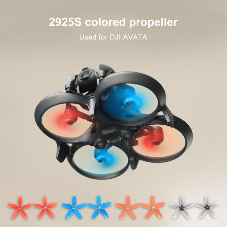 For DJI Avata Sunnylife 2925S Colored Propellers Blades, One Pair, Two Pairs