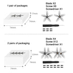 For DJI Avata Sunnylife 2925S Colored Propellers Blades, One Pair, Two Pairs