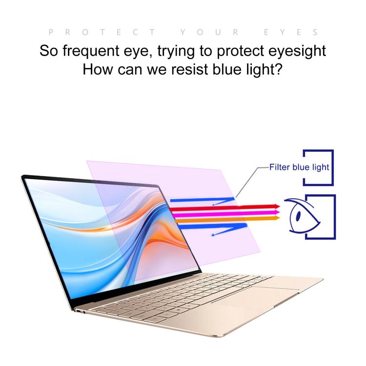 25pcs 9H Anti-Blue Light Tempered Glass Film, For Honor Magicbook X16 Plus 16 2025, For Honor Magicbook X14 Plus 14 2025