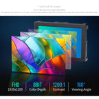 FEELWORLD T7 Pro 7-inch 2000nit Camera Field Video Monitor Aluminium Housing 4K 1920 x 1200 HDMI-compatible IPS Screen, T7 Pro