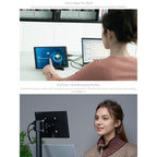 FEELWORLD D10 10.1 inch Portable External Monitor Touch FHD 1920 x 1200 USB-C HDMI-compatible Screen, D10