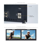 FEELWORLD D101 PLUS-H Dual 10.1 inch 4RU Rackmount Monitor 4K HDMI-compatible CVBS 1920x1200 IPS Screen, US Plug, EU Plug, UK Plug, AU Plug