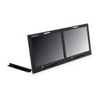 FEELWORLD D101 PLUS-H Dual 10.1 inch 4RU Rackmount Monitor 4K HDMI-compatible CVBS 1920x1200 IPS Screen, US Plug, EU Plug, UK Plug, AU Plug