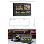 FEELWORLD D101 PLUS-H Dual 10.1 inch 4RU Rackmount Monitor 4K HDMI-compatible CVBS 1920x1200 IPS Screen, US Plug, EU Plug, UK Plug, AU Plug
