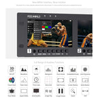 FEELWORLD Q41 Quad 4.5 inch 2RU Rackmount Monitor 3G-SDI 4K HDMI-compatible AV Input and Output, US Plug, EU Plug, UK Plug, AU Plug