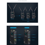 FEELWORLD WT1S 4K Wireless Video Transmission System SDI + Dual HDMI-compatible Full Duplex Intercom Live Streaming, WT1S