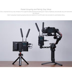 FEELWORLD WT1H 4K Wireless Video Transmission System Dual HDMI-compatible Full Duplex Intercom Live Streaming, WT1H