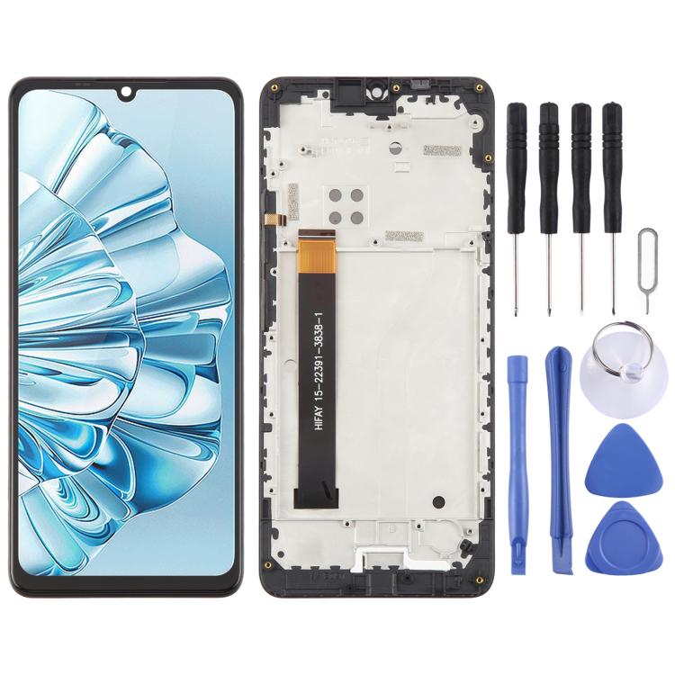 LCD Screen Digitizer Full Assembly with Frame, For Cubot J20, For Cubot A1, For Cubot Pocket 3, For Cubot A40, For Cubot A30, For Cubot A20, For Cubot A10, For Cubot Note 30, For Cubot P80, For Cubot X70, For Cubot P60, For Cubot X50, For Cubot X19