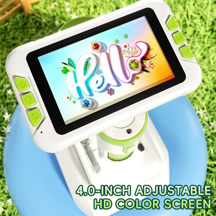 JJR/C P01 4.0 inch HD Color Screen 1600x Children Electron Microscope