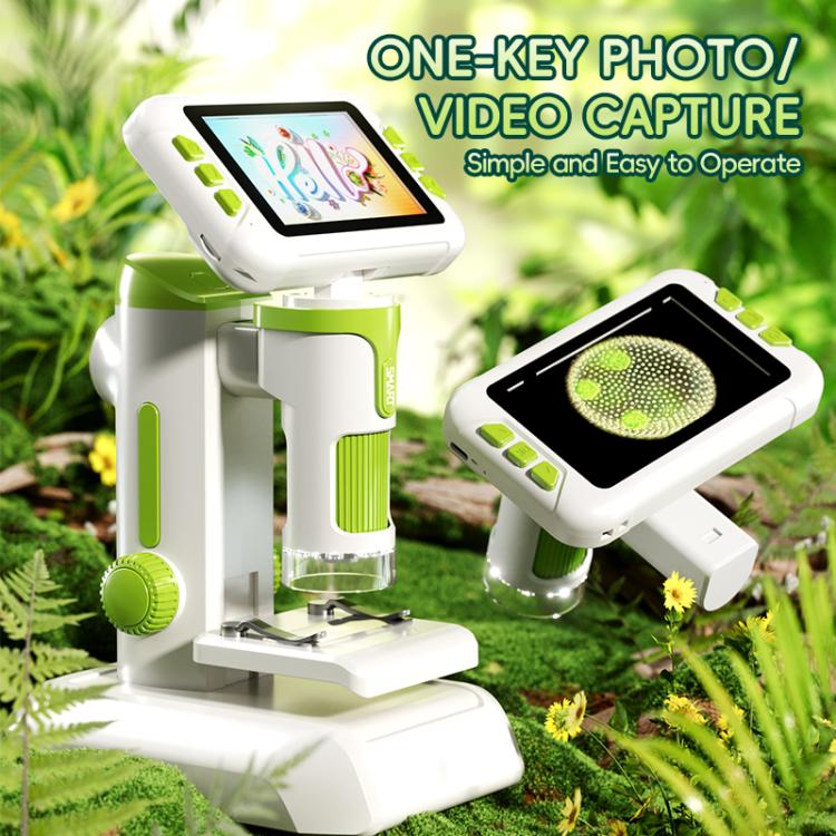 JJR/C P01 4.0 inch HD Color Screen 1600x Children Electron Microscope
