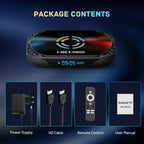 HK1 RBOX X50 Android 14 Smart TV Box with Remote Control, Amlogic S905A Quad-Core, 4GB+32GB, 4GB+64GB, 4GB+128GB