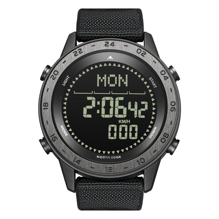 NORTH EDGE TANK 3 Outdoor Waterproof Men Sports Watch Support Pedometer and Compass