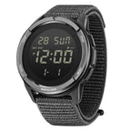 NORTH EDGE TERRAX Outdoor Luminous Waterproof Men Multifunctional Nylon Strap Sports Watch