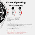 NORTH EDGE TRITON Outdoor Dive Men Solar Luminous Quartz Watch