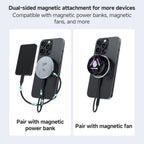YCE-V195J USB-C / Type-C to PD3.0, HD2.1, USB3.2, 3.5mm, M.2 NVMe Magnetic Hard Drive Enclosure, YCE-V195J