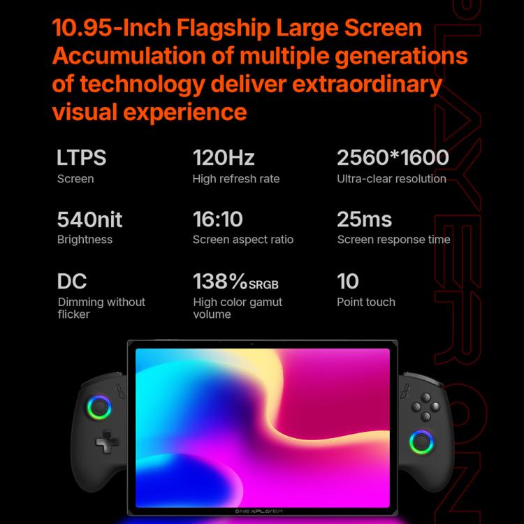 ONE-NETBOOK OneXPlayer X1 Air 10.95 inch Handheld Game Console, Windows 11 Intel Core Ultra 5 228V, 32GB+512GB, 32GB+1TB, 32GB+2TB