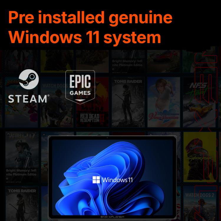 ONE-NETBOOK OneXPlayer X1 Air 10.95 inch Handheld Game Console, Windows 11 Intel Core Ultra 5 228V, 32GB+512GB, 32GB+1TB, 32GB+2TB