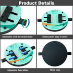 BEST BST-001X Ring-Shaped Toughened Heat Insulated Motherboard Repair Glass Fixture, BEST BST-001X