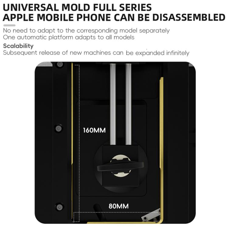 TBK 288H Frame Heating Screen Removal Machine for iPhone, US Plug, UK Plug, AU Plug, EU Plug