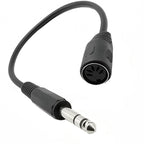 6.35mm Audio Plug to MIDI 5 Pin Audio Adapter Cable, Length: 0.3m
