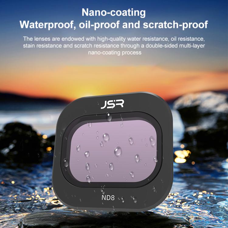 For DJI Mini 5 Pro JSR KB Series Drone Camera Lens Filter, MCUV, CPL, ND8, ND16, ND32, ND64, ND128, ND256, STAR, NIGHT, Black Mist 1/4, 3 in 1 UV ND8/16, 3 in 1 ND8/32/128, 4 in 1 CPL ND8-32, 4 in 1 ND8-64, 6 in 1 ND8-64 UV CPL, 8 in 1 Mixed Filter    ...
