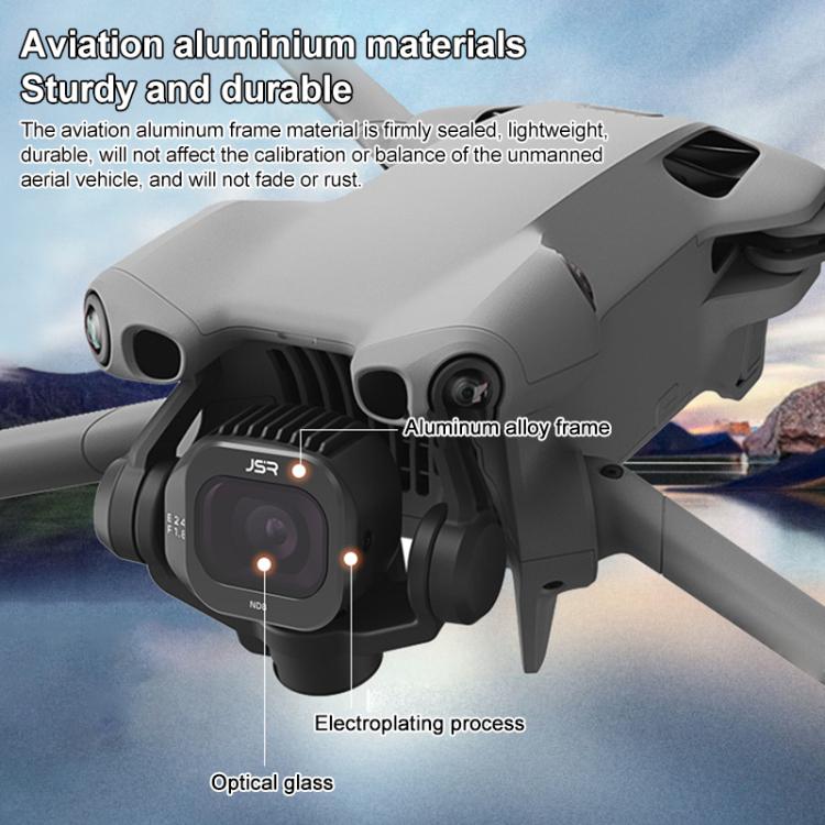 For DJI Mini 5 Pro JSR KB Series Drone Camera Lens Filter, MCUV, CPL, ND8, ND16, ND32, ND64, ND128, ND256, STAR, NIGHT, Black Mist 1/4, 3 in 1 UV ND8/16, 3 in 1 ND8/32/128, 4 in 1 CPL ND8-32, 4 in 1 ND8-64, 6 in 1 ND8-64 UV CPL, 8 in 1 Mixed Filter    ...