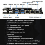 ERYING HX770 Chipset i5-14500HX Onboard CPU NAS Host Motherboard, i5-14500HX
