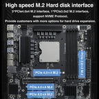 ERYING HX770 Chipset i5-14500HX Onboard CPU NAS Host Motherboard, i5-14500HX