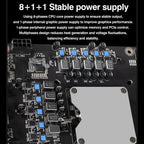 ERYING HX770 Chipset i5-14500HX Onboard CPU NAS Host Motherboard, i5-14500HX