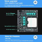 ERYING ATX i9-14900HX Onboard CPU Desktop Computer Motherboard, i9-14900HX