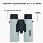 SKY ROVER Hiking Waterproof Roof Prism Handheld Binocular, 8x42, 10x42