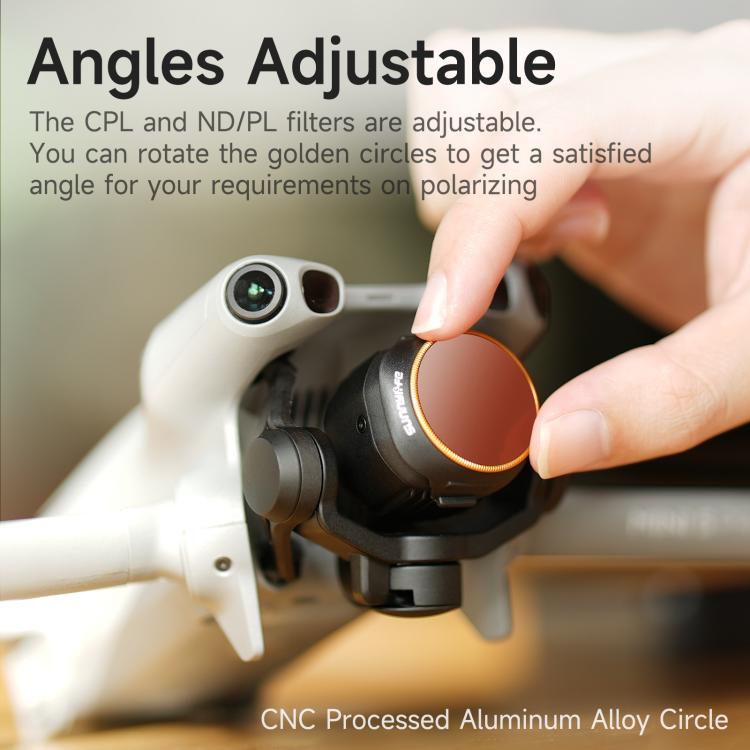 For DJI Mini 5 Pro Sunnylife Camera Lens Filter, CPL, MCUV, ND8, ND16, ND32, ND64, ND8PL, ND16PL, ND32PL, ND64PL, 3 in 1 Mixed Filter, 4 in 1 Mixed Filter, 4 in 1 ND, 4 in 1 NDPL, 6 in 1 Mixed Filter