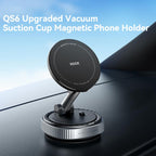 ROCK QS6 Upgraded Vacuum Suction Cup Magnetic Phone Car Holder, QS6