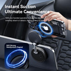ROCK QS6 Upgraded Vacuum Suction Cup Magnetic Phone Car Holder, QS6