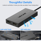WAVLINK WL-UG6902H USB-A and USB-C / Type-C to Dual HDMI 4K 60Hz Display Adapter, WL-UG6902H
