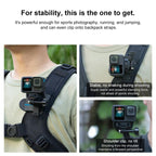 RUIGPRO Magnetic Backpack Clip Mount for Phone & Camera, Clip, Clip + Base, Clip + Base + Adapter