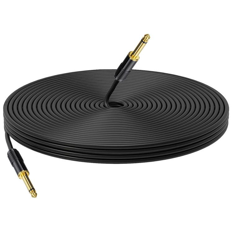 Mono Male to Male 6.35mm Mixer Audio Cable, 0.5m, 1m, 1.5m, 2m, 3m, 5m, 10m, 15m, 20m