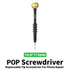2UUL SD87 POP Screwdriver Replaceable Tip Screwdriver for iPhone 17 Series, 2UUL SD87