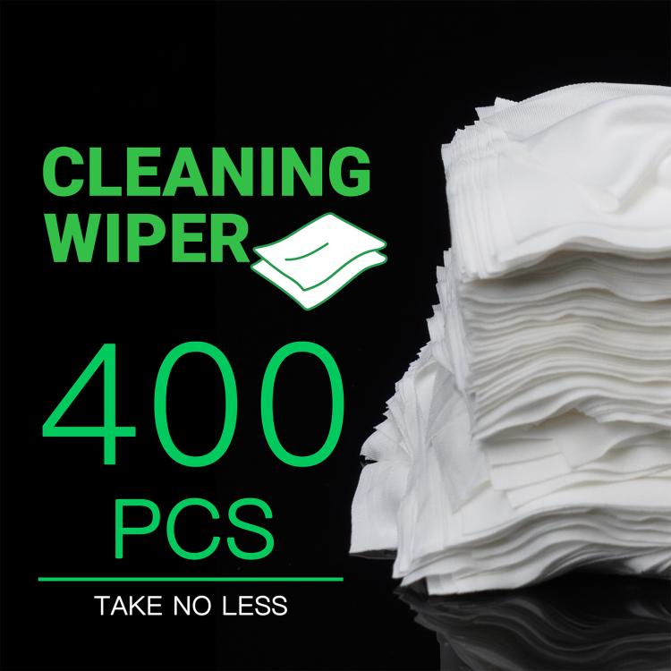 2UUL CL05 400pcs/Set Daily Glass Cleaning Disposable Dust-Free Cloth, 2UUL CL05