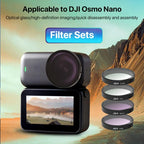 For DJI Osmo Nano JSR LH Series Lens Filter, UV, CPL, ND8, ND16, ND32, ND64, ND8PL, ND16PL, ND32PL, ND64PL, STAR, NIGHT, Black Mist 1/4, 3 in 1 ND8/16/32, 4 in 1 CPL ND8/16/32, 4 in 1 ND8/16/32/64, 4 in 1 ND8-64PL, 6 in 1 ND8-64 CPL UV                 ...