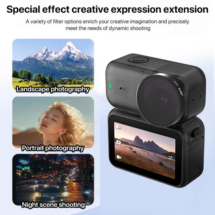 For DJI Osmo Nano JSR LH Series Lens Filter, UV, CPL, ND8, ND16, ND32, ND64, ND8PL, ND16PL, ND32PL, ND64PL, STAR, NIGHT, Black Mist 1/4, 3 in 1 ND8/16/32, 4 in 1 CPL ND8/16/32, 4 in 1 ND8/16/32/64, 4 in 1 ND8-64PL, 6 in 1 ND8-64 CPL UV                 ...
