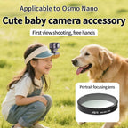 For DJI Osmo Nano 10X Macro Lens Filter, Single Filter, Macro + Mini Tripod