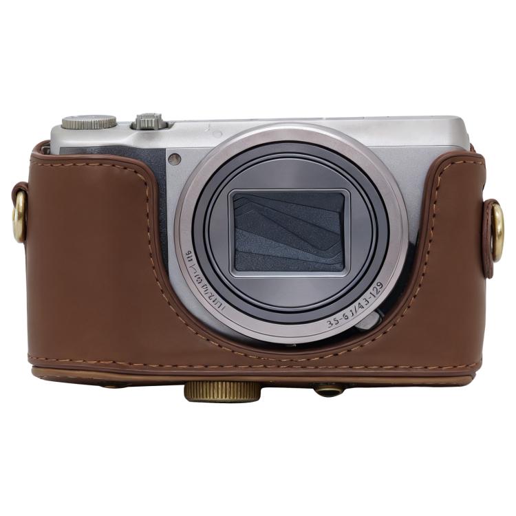 Retro Leather Full Body Camera Cover Bag with Strap, For Sony DSC-HX30 / HX50 / HX60