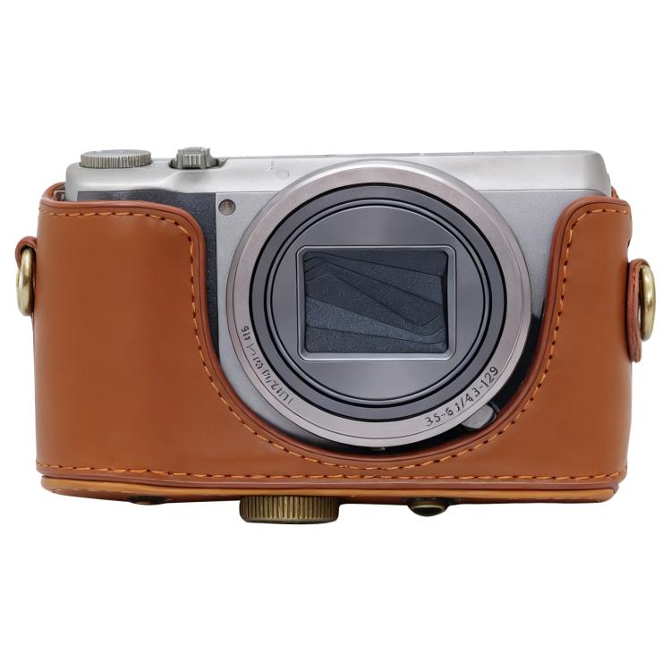 Retro Leather Full Body Camera Cover Bag with Strap, For Sony DSC-HX30 / HX50 / HX60