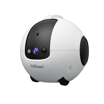 SriHome DH013 4MP Smart Pet Robot Camera, US Plug, UK Plug, EU Plug, AU Plug
