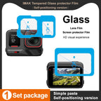 imak Tempered Glass Film with Camera Lens Film, Self-positioning Version, For Insta360 Ace Pro 2, For Insta360 Ace Pro