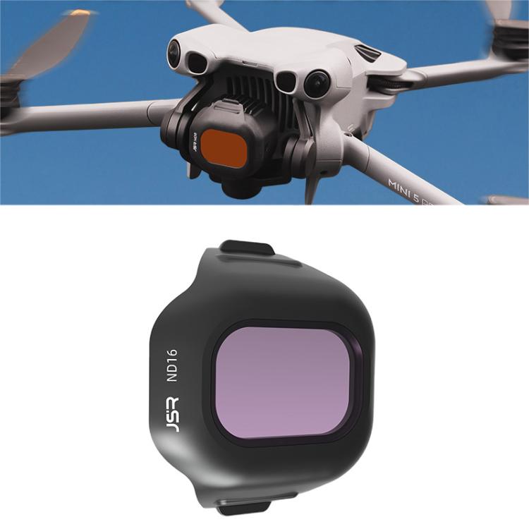 For DJI Mini 5 Pro JSR CB Series Clip-on Drone Camera Lens Filter, MCUV, CPL, ND8, ND16, ND32, ND64, ND128, ND256, ND8PL, ND16PL, ND32PL, ND64PL, STAR, NIGHT, Black Mist 1/4, 3 in 1 CPL ND16/64, 4 in 1 CPL ND8/32/128, 4 in 1 ND8-64, 4 in 1 ND8-64PL    ...