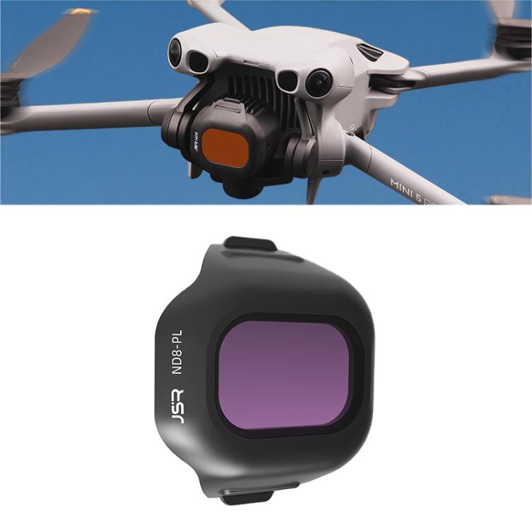 For DJI Mini 5 Pro JSR CB Series Clip-on Drone Camera Lens Filter, MCUV, CPL, ND8, ND16, ND32, ND64, ND128, ND256, ND8PL, ND16PL, ND32PL, ND64PL, STAR, NIGHT, Black Mist 1/4, 3 in 1 CPL ND16/64, 4 in 1 CPL ND8/32/128, 4 in 1 ND8-64, 4 in 1 ND8-64PL    ...