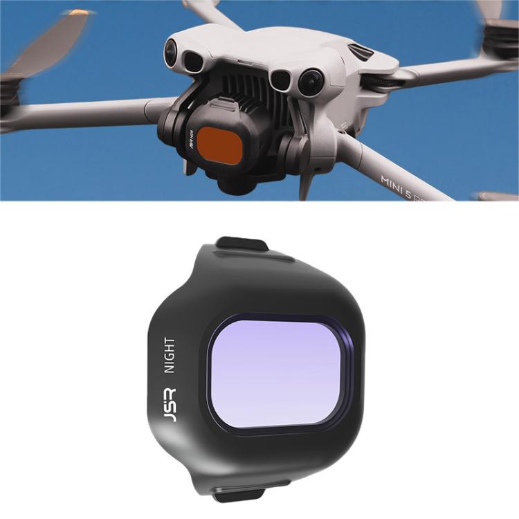 For DJI Mini 5 Pro JSR CB Series Clip-on Drone Camera Lens Filter, MCUV, CPL, ND8, ND16, ND32, ND64, ND128, ND256, ND8PL, ND16PL, ND32PL, ND64PL, STAR, NIGHT, Black Mist 1/4, 3 in 1 CPL ND16/64, 4 in 1 CPL ND8/32/128, 4 in 1 ND8-64, 4 in 1 ND8-64PL    ...