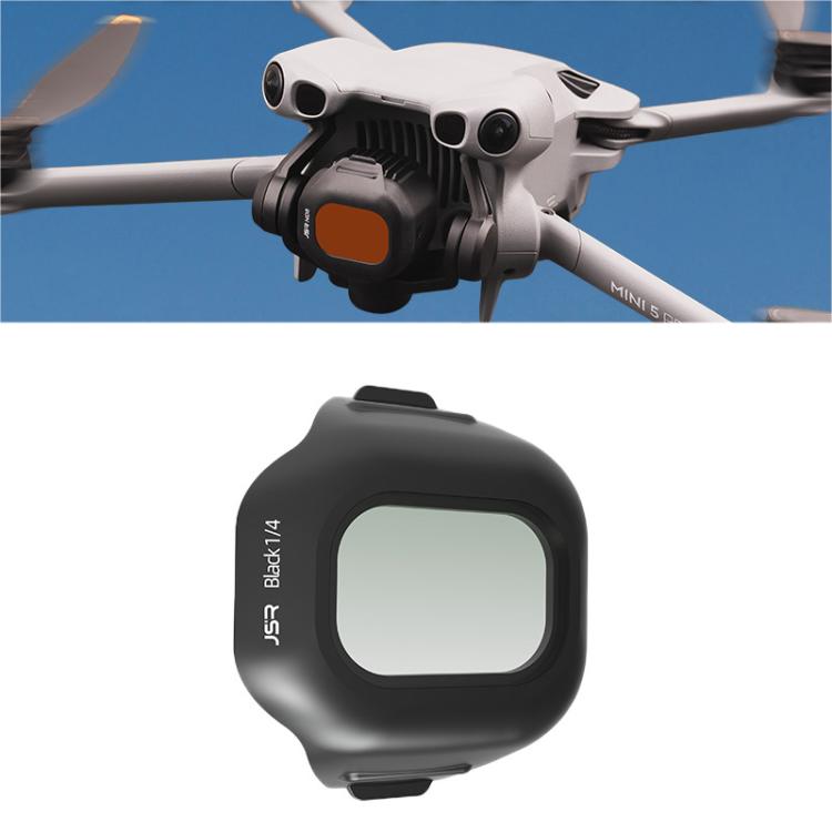 For DJI Mini 5 Pro JSR CB Series Clip-on Drone Camera Lens Filter, MCUV, CPL, ND8, ND16, ND32, ND64, ND128, ND256, ND8PL, ND16PL, ND32PL, ND64PL, STAR, NIGHT, Black Mist 1/4, 3 in 1 CPL ND16/64, 4 in 1 CPL ND8/32/128, 4 in 1 ND8-64, 4 in 1 ND8-64PL    ...